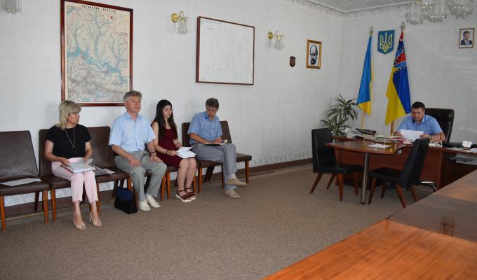 Апаратна нарада у голови Марківської райдержадміністрації