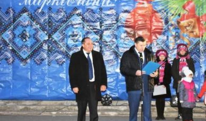 Урочисте відкриття головної новорічної ялинки Марківщини