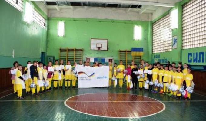 На Марківщині пройшов районний етап турніру з футболу «UNICEF Football Cup»