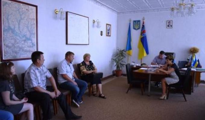 Робоча зустріч голови Марківської РДА