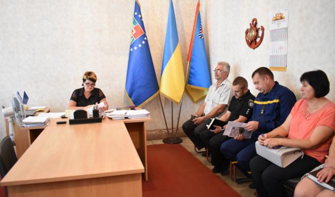 Засідання районної комісії з питань техногенно-екологічної безпеки та надзвичайних ситуацій.