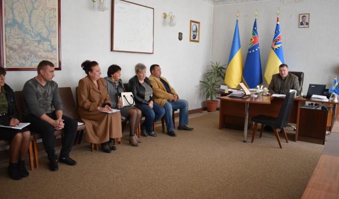 В Марківській РДА обговорили організаційні питання щодо святкування Дня Захисника України