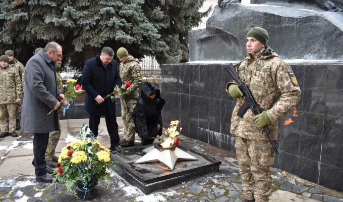 На Марківщині урочисто відзначили річницю визволення району від німецько-фашистських загарбників
