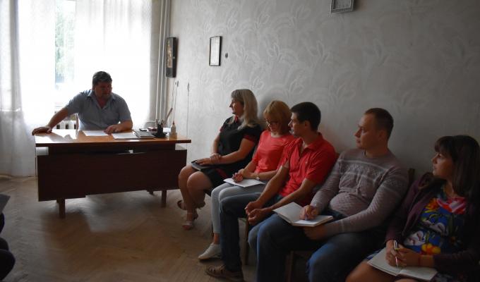 Засідання районного штабу з підготовки житлово-комунального господарства, об’єктів соціального призначення до роботи в осінньо-зимовий період 2019/20 років
