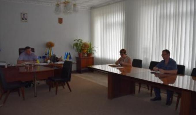 Робоча нарада у голови Марківської райдержадміністрації Ігоря Дзюби