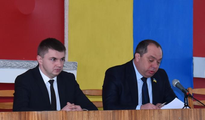 Голова Марківської райдержадміністрації Костянтин Тимунь взяв участь у засіданні позачергової сесії Марківської районної ради
