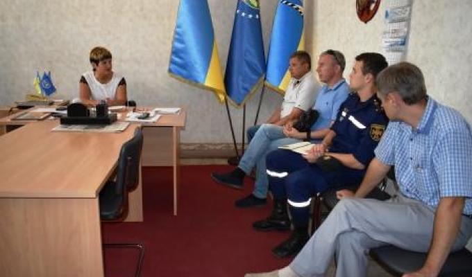 Засідання районного штабу по підготовці до опалювального сезону.