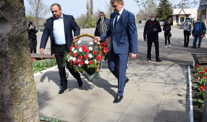 На Марківщині вшанували  пам'ять загиблих ліквідаторів Чорнобильської катастрофи