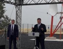 Президент України відкрив радіотелевізійну станцію у Новоайдарському районі