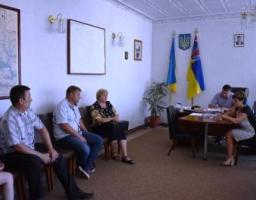 Робоча зустріч голови Марківської РДА