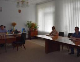 Робоча нарада у голови Марківської райдержадміністрації Ігоря Дзюби