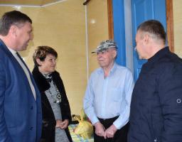 На Марківщини привітали ветеранів Другої світової війни з нагоди Дня Захисника України