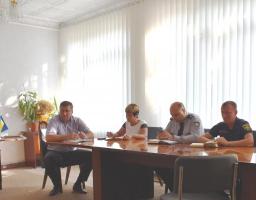 Нарада у голови райдержадміністрації Ігоря Дзюби щодо проведення урочистостей до Дня Державного Прапору та Незалежності України