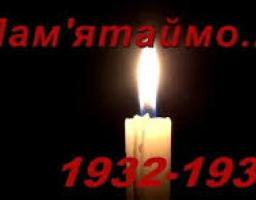 Звернення  в.о. голови Марківської райдержадміністрації до Дня   пам'яті жертв Голодомору 
